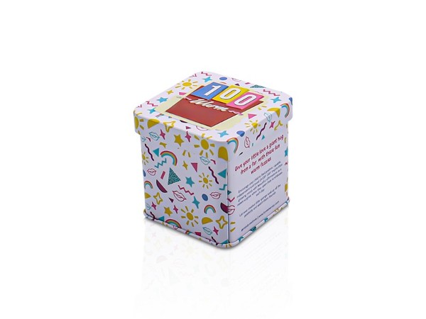 D60*60*60mm正方形马口铁茶叶铁盒 200克茶叶马口铁盒乐投(中国)