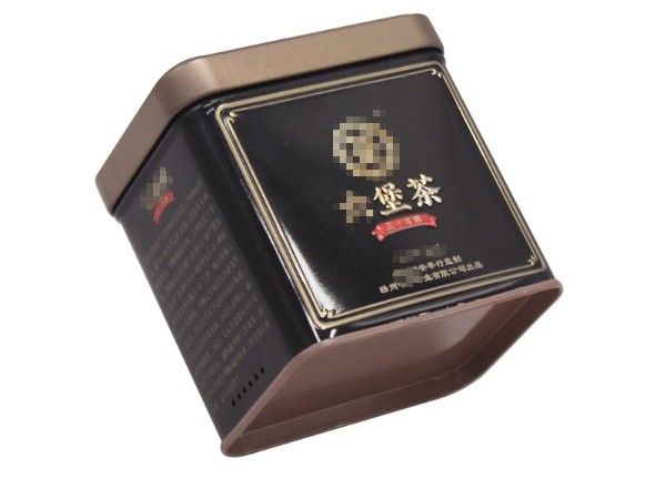 90*70*90mm方形茶叶马口乐投(中国) 红茶包装铁皮罐